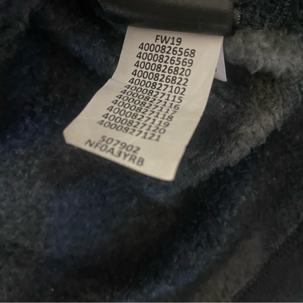 The North Face Jacket Mens M Black 1/4 Zip Aztec Novelty Gordon Lyons Fleece - Picture 6 of 10